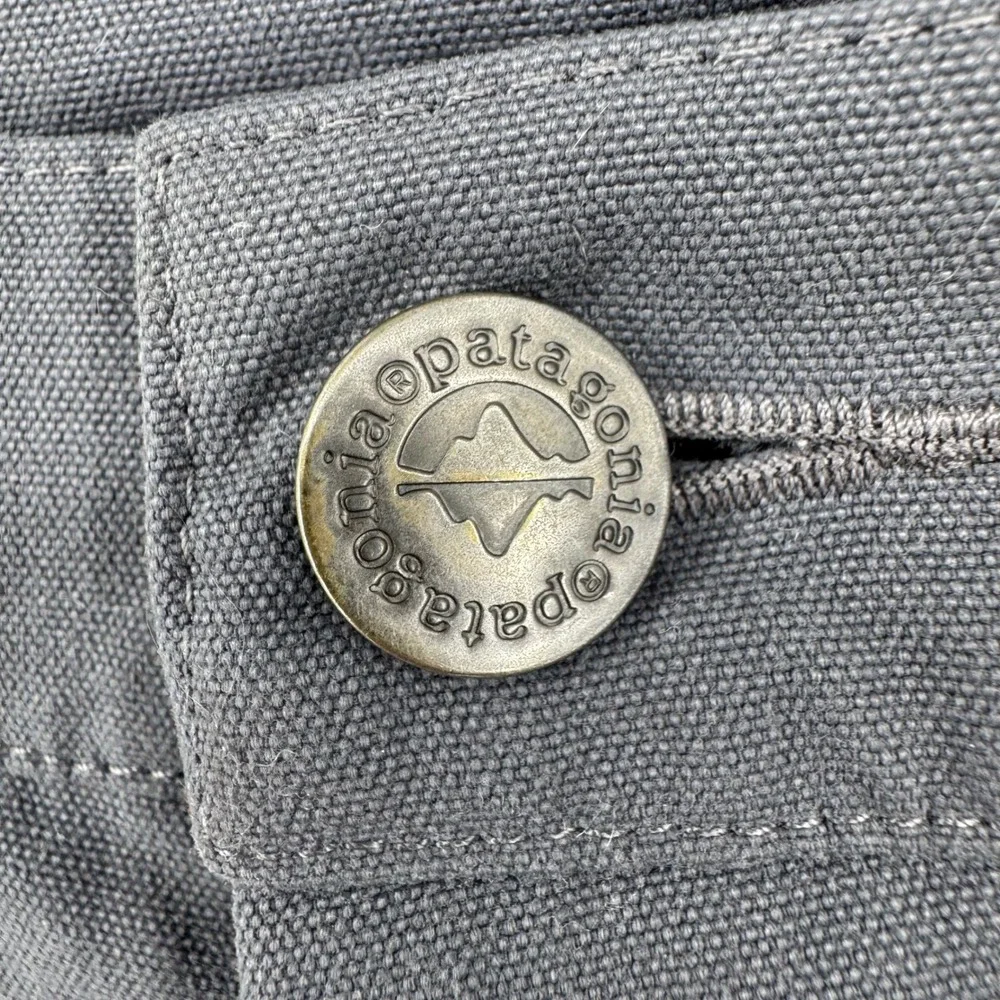 Patagonia Mens Gray Nylon Canvas Hiking Utility Shorts Size‎ 38 Regular